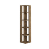 Nati Corner Bookcase – 5-Tier Freestanding Shelf Unit, 161cm High, 11 Colours