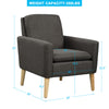 Tub Chair Accent Chair Living Room Chair with Upholstered Armchair Home Office