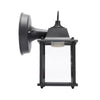 Vintage Wall Light Iron Metal Lantern Lamp with Glass Shade Cover Indoor Outdoor