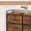 Vintage Chest of Drawers 6 Storage Drawers Bedroom Furniture Bedside Table
