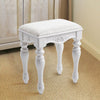 Soft Padded Stool Piano Makeup Seat Kitchen Bedroom Side Chair Dressing Stool
