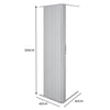 Tambour Shower Room Door 2000mm x 600mm Waterproof Campervan Motorhome Track Kit