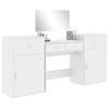 Vopese 4 Piece Dressing Table Set White Engineered Wood Bedroom Furniture D3A6