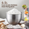 Smilesun Stand Mixer 6.5L Food Mixer w/ Big Bowl Dough Hook Beater 1400W 6 Speed