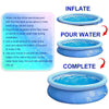 Large Swimming Pool About Gound Pool Inflatable Garden Outdoor Pools 8/10FT