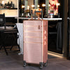 4 in 1 Large Makeup/Cosmetic/Hairdressing/Vanity/Beauty Storage Case Box Trolley
