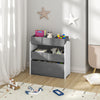 Childrens Storage Shelf Kids Bookshelf Rack w/ 6 Toy Organizer Boxes Playroom