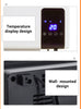 2000W Over Door Fan Air Heater Wall Mounted with Timer Digital Remote Control