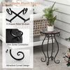 Outdoor Plant Stand Mosaic Round Side Table Accent End Table Bistro Coffee Table