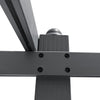 3 x 3(m) Aluminium Pergola with Retractable Roof, Outdoor Garden Gazebo Canopy