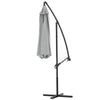 Cantilever Garden Parasol Banana Patio Sun Shade Umbrella with Crank Handle Tilt