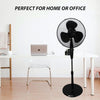 Pedestal Fans Cooling 16 inch Electric Oscillating Floor Fan w/ 3 Speed Setting