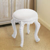 Vintage Dressing Table Desk Stool Vanity Seat Dresser Chairs Bedroom Carving Leg