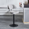 FATIVO Set of 2 Kitchen Bar Stool Double Padded Seat Chair Adjustable Barstools
