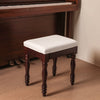 Vanity Chair Dressing Table Stool Makeup Seat Baroque Piano Chair, 46.5x39x29 CM