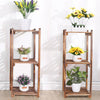 Wood Plant Stand 8 Pot Ladder Plant Holder Display Shelf Garden Balcony