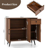 Modern Storage Cabinet Sideboard Cabinet w/ Adjustable Shelves & 3 Doors