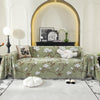 LiveGo Sofa Cover for 3 Seater, Chenille AB Sided Slipcover for Sofa, All-Season
