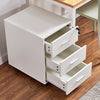 Mobile 3 Drawer Filing Cabinets Printer Stand Pedestal Lockable Office Cabinet
