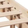 Bed Frame with Headboard 100x200 Solid Wood Pine Q0N6