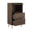 Sideboard with 2 Drawer 1 Door Storage Bookcase Cabinet Cupboard for Living Room