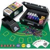 300-Piece Poker Chip Set 14 Gram Claytec Chips w/ Carrying Case 2 Decks of Card