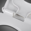 2-in-1 Family Toilet Seat Kid Adult Soft Close Seat Quick Release Hinges White