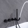 Brass Bathroom Bathtub Mixer Taps Bath Filler Spout Handheld Shower Faucet Set
