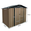 6 X 8 Outdoor Storage Garden Shed Apex Roof Free Foundation Tool Box With Base