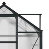 6x8ft Walk-In Polycarbonate Greenhouse Plant Grow Galvanized Aluminium