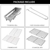 Large BBQ Grill Portable Folding Charcoal Barbecue Garden Picnic BBQ Steel Stove