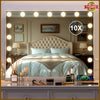 Vanity Hollywood Mirror 17 LED Makeup Light Up Mirror Dressing USB Charging Port