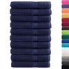 Premium Towels 10pcs Navy Blue 100x200cm 600gsm 100% Cotton G2G7