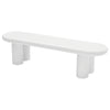 White Painted Coffee Table, TV Stand for TV up to 70 inch, TV Table, 160x40x40cm