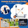 Folding Kids Scooter Toddlers LED Lighted Kick Scooter 3-wheeled Kickboard