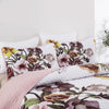 Flowers Patchwork Bedspread Quilted Coverlet Set Bedding Pillowcase Double Size