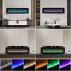 Freestand 50/60inch Electric LED Fireplace Wall Mounted Inset Into Fire 9 Colour