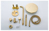 Brass Bathroom Rainfall Shower Mixer Valve Set Shower Head Bath Taps Faucet Kit
