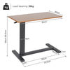 Over Bed or Chair Table with Large Height Adjustable Top Overbed Mobility Aid