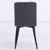 Set of 2/4Pcs Dining Chairs Velvet/PU Padded Seat Metal Legs Home Office Kitchen
