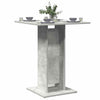 BistroTable Concrete Grey Engineered Wood Bar Table Patio Furniture