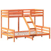 Bunk Bed, 90 x 200/140 x 200 , Waxy Brown, Pine R8D8
