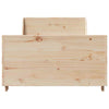 Bed Frame with Headboard 90x200 Solid Wood Pine E1W6