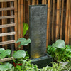 Slate Fall Electric Water Feature OutdoorGarden LED Fountain Cascading Waterfall