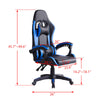 Executive Racing Gaming Chair Faux Leather Computer Desk Chair Swivel Adjustable