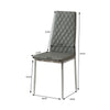 Set of 2/4/6 Faux Leather Dining Chairs Padded Seat Home Restaurants Kitchen