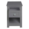 Small Side Table Slim Narrow Wooden Night Stand Bedside Drawer Storage Cabinet