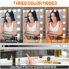 LED Hollywood Makeup Mirror Large Vanity Light Mirror with Dimmable LED Bulbs