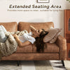 3 Seater Sofa, Modern Sofa Couch Large, Faux Leather Sofa for Living Room Office