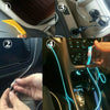 RGB LED Car Strip Light Interior Kit Fiber Optic Ambient Atmosphere Light Bulbs